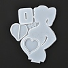 Mother's Day Pregnant Woman Photo Frame Silicone Bust Statue Molds DIY-F065-04-4