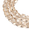 Transparent Glass Beads EGLA-A035-T4mm-D22-4