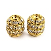 Brass Rhinestone Beads RB-F035-03G-2