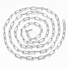 Tarnish Resistant 304 Stainless Steel Paperclip Chains CHS-S006-JN957-1-2