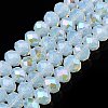 Electroplate Glass Beads Strands EGLA-A044-J8mm-L06-1