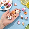 20Pcs 10 Styles Opaque Resin Pendants RESI-YW0004-07-4