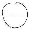 Round Leather Cord Necklaces Making X-MAK-I005-2mm-2