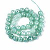 Anti-Tarnish Electroplate Glass Beads Strands GLAA-N064-10mm-06-2