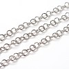 Tarnish Resistant 304 Stainless Steel Rolo Chains CHS-E016-02B-P-1