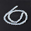 Handmade Millefiori Glass Bead Strands LAMP-J035-8mm-66-4