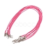 Waxed Cord Necklace Making X-NCOR-T001-33-1