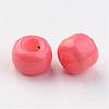 8/0 3mm Baking Paint Glass Seed Beads Loose Spacer Beads X-SEED-S002-K16-2