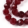Dyed Natural White Jade Beads Strands G-T139-8mm-46N-4