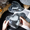 Heart Glass Mirror Ball Reflective Ball AJEW-WH0036-123B-3
