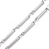 3.28 Feet Real Platinum Brass Bar Link Chains X-CHC-R126-13P-3