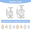 32Pcs 4 Style Cat Eye Pendants STAS-FH0002-01-2
