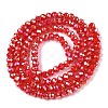 Electroplate Glass Beads Strands EGLA-A044-P2mm-B22-3