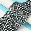 Terahertz Stone Beads Strands G-Z034-B13-02-2