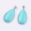 Synthetic Turquoise Big Pendants G-I184-11-1