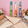 Unfinished Pine Wood Rectangle Shape Slices WOOD-WH0002-63B-4