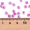 6/0 Transparent Inside Colours Glass Seed Beads SEED-N006-003I-4
