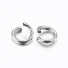 Non-Tarnish 304 Stainless Steel Open Jump Rings X-STAS-H437-7x1mm-2
