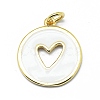 Brass Enamel Pendants KK-M207-D02-08-1