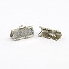 Iron Ribbon Crimp Ends X-E005Y-NF-1