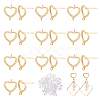 Brass Stud Earring Findings FIND-BC0003-69-1