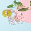 497Pcs 5 Style Rainbow ABS Plastic Imitation Pearl Beads OACR-YW0001-09C-10