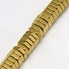 Electroplate Non-magnetic Synthetic Hematite Beads Strands G-J165-4mm-02-3