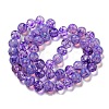 Baking Paint Glass Bead Strands GLAA-G116-02B-2