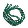 Electroplate Glass Beads Strands GL-CBAA615-02D-2