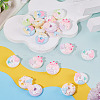 20Pcs Opaque Resin Decoden Cabochons RESI-TADJ0001-20-4
