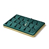 18-Slot PU Leather Pendant Necklace Display Tray Stands VBOX-C003-05A-2