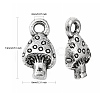 Tibetan Style Alloy Pendants TIBEP-A828-AS-2