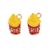 Alloy Enamel Pendants X-PALLOY-R155-01G-01-1