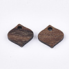 Walnut Wood Charms WOOD-S054-40-2