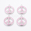 Alloy Enamel Pendants ENAM-P066-3-1