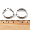 201 Stainless Steel Hoop Earrings EJEW-P304-15A-P-5