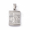 Non-Tarnish 304 Stainless Steel Pendants STAS-H171-03P-1