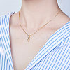 925 Sterling Silver Kitten Pendant Necklace JN427D-3