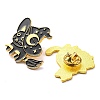 9Pcs 9 Style Cat Enamel Pins JEWB-SZ0001-33-2