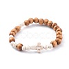 Stretch Bracelets BJEW-JB04620-04-1
