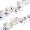 Electroplated Glass Beads EGLA-K062-01B-AB03-1