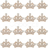 30Pcs Zine Alloy Rhinestone Cabochons FIND-SC0019-86-1