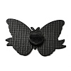 Butterfly with Word Enamel Pins JEWB-L026-10EB-01-2