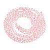Transparent Electroplate Glass Beads Strands EGLA-A039-T2mm-A26-2