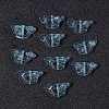 Electroplate Transparent Glass Beads GLAA-WH20018-001E-1