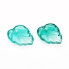 Two-Tone Transparent Glass Charms GLAA-H016-15-3