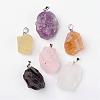 Natural Mixed Quartz Pendants G-G884-A06-1