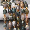 Natural Indian Agate Beads Strands G-A311-A01-01-1