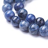 Natural Dumortierite Quartz Beads Strands G-P424-B-8mm-3