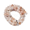Natural Black Gold Rutilated Quartz Beads Strands G-P596-6mm-02-3